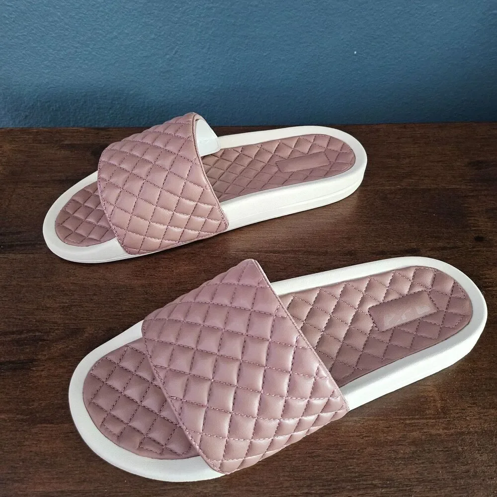 APL Athletic Propulsion Labs Unisex Lusso Slide in Beachwood Pristine Sz 10 NEW